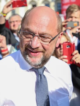 Martin Schulz,SPD party chairman and chancellor candidate on 28.08.2017 in Magdeburg