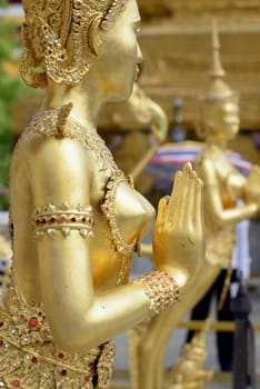 Wat Phra Kaew in Bangkok,Thailand,South East Asia.