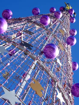Christmas tree in madrid