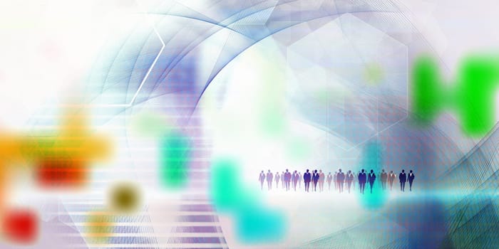 people business futuristic