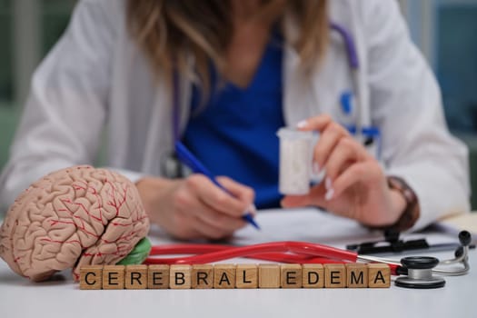 Were exploring cerebral edema complexities clinically, collaborating with medical professionals and tools available
