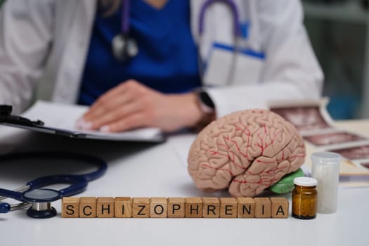 Delve into the intricate complexities of schizophrenia through detailed medical insights and vivid visual depictions