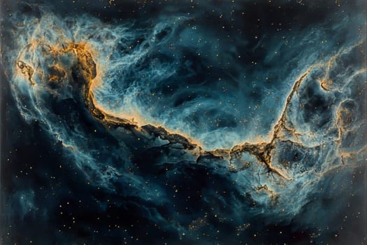 Celestial formations reveal intricate patterns and vibrant colors, illuminating the mysteries of the cosmos in deep space.