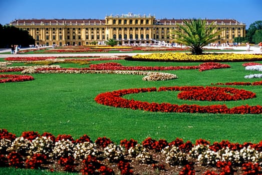 Palace Schonbrunn in Vienna, Austria