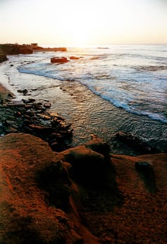 Sunset in La Jolla , California
