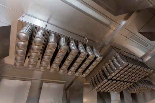 A detailed view of advanced industrial machinery showcasing precision engineering and robust design.