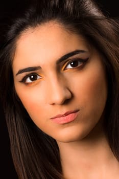 Fine art portrait about a young pretty woman.