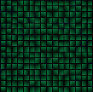 Abstract geometrical seamless pattern with rectagles. Green light checked background.