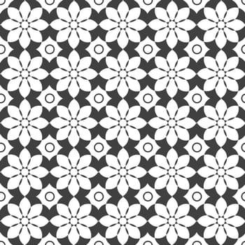 Classic dark and light seamless floral ornament patterns. Endless vector texture can be used for wallpaper, pattern fills, web page background.