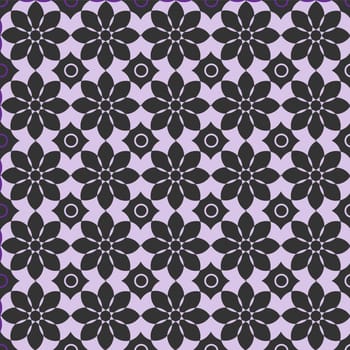 Classic dark and light seamless floral ornament patterns. Endless vector texture can be used for wallpaper, pattern fills, web page background.