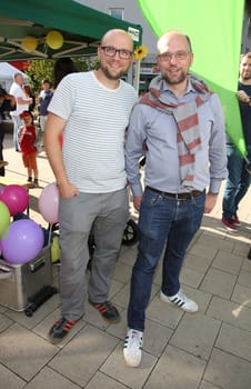 Manuel Sarrazin and Till Steffen,. District festival in Hamburg -Rotheburgsort with program on 04.09.2017