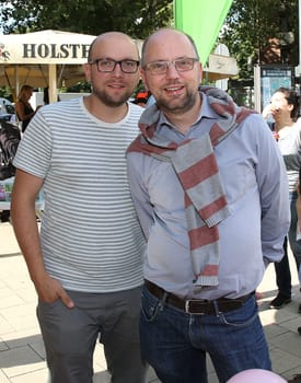 Manuel Sarrazin and Till Steffen,. District festival in Hamburg -Rotheburgsort with program on 04.09.2017