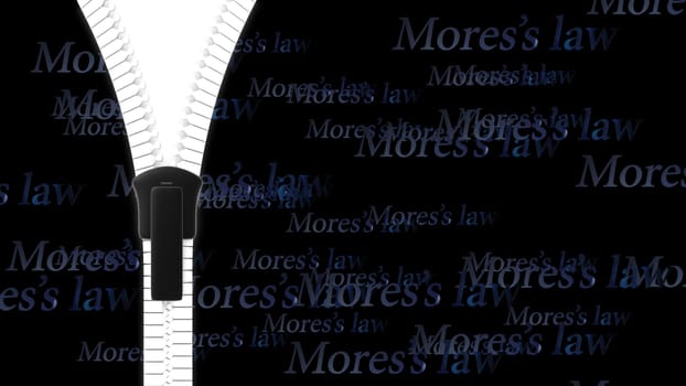 The open zipper, fastener, zip, buckle with clear background