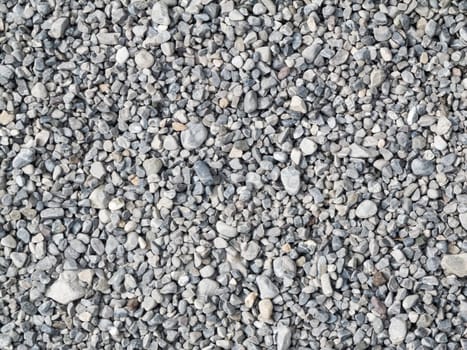 Format-filling view of grey pebbles.