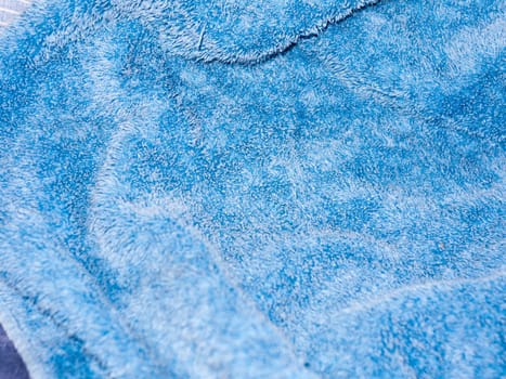 blue cloth fabric texture washing towel fibers  Essex  England  UK