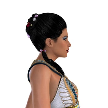 What Nefertiti, a queen of ancient Egypt, may have looked like in life without her headdress.