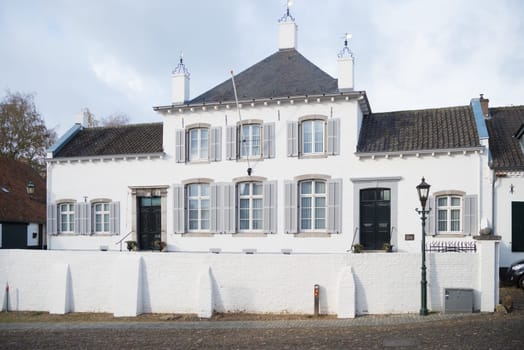 large white building in Thorn, the white village, in the southern Netherlands