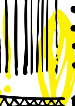 Simple decorative handmade background for design project, cover with isolated elements in clipping mask