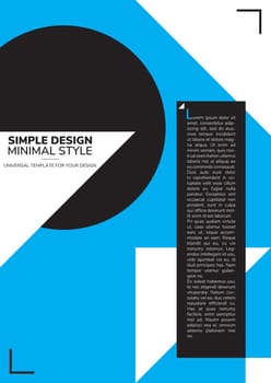 Colorful flat geometric covers design. Vector poster template. Modernism futuristic composition with simple shapes