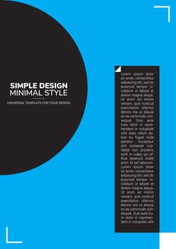 Colorful flat geometric covers design. Vector poster template. Modernism futuristic composition with simple shapes