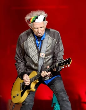 Keith Richards ,.Die Rolling Stones haben in Hamburg ihre Europatournee No Filter im Stadtpark Hamburg  gestartet am 09.09.2017