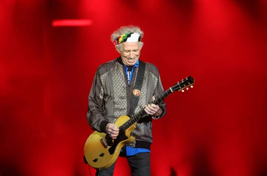 Keith Richards ,.Die Rolling Stones haben in Hamburg ihre Europatournee No Filter im Stadtpark Hamburg  gestartet am 09.09.2017