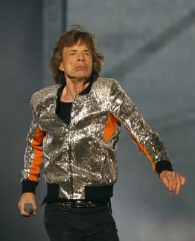 Mick Jagger.  .Die Rolling Stones haben in Hamburg ihre Europatournee No Filter im Stadtpark Hamburg  gestartet am 09.09.2017