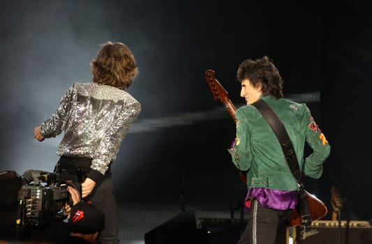 Mick Jagger and  Ron Wood ,.Die Rolling Stones haben in Hamburg ihre Europatournee No Filter im Stadtpark Hamburg  gestartet am 09.09.2017