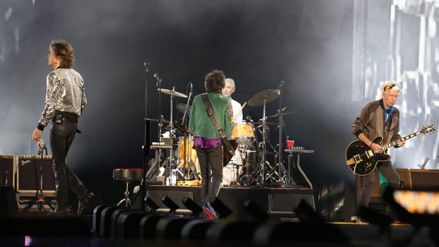 Mick Jagger. Ron Wood ,  Charlie Watts und  Keith Richards ,.Die Rolling Stones haben in Hamburg ihre Europatournee No Filter im Stadtpark Hamburg  gestartet am 09.09.2017