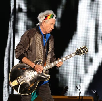 Keith Richards ,.Die Rolling Stones haben in Hamburg ihre Europatournee No Filter im Stadtpark Hamburg  gestartet am 09.09.2017