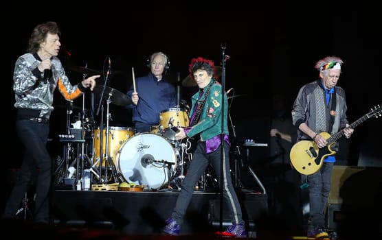 Mick Jagger. Ron Wood ,  Charlie Watts und  Keith Richards ,.Die Rolling Stones haben in Hamburg ihre Europatournee No Filter im Stadtpark Hamburg  gestartet am 09.09.2017
