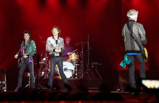 Mick Jagger ,Ron Wood ,  Charlie Watts und  Keith Richards ,.Die Rolling Stones haben in Hamburg ihre Europatournee No Filter im Stadtpark Hamburg  gestartet am 09.09.2017