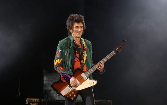 Ron Wood ,  .Die Rolling Stones haben in Hamburg ihre Europatournee No Filter im Stadtpark Hamburg  gestartet am 09.09.2017