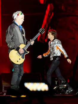 Mick Jagger, Charlie Watts und  Keith Richards ,.Die Rolling Stones haben in Hamburg ihre Europatournee No Filter im Stadtpark Hamburg  gestartet am 09.09.2017