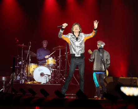 Mick Jagger. Ron Wood ,  Charlie Watts und  Keith Richards ,.Die Rolling Stones haben in Hamburg ihre Europatournee No Filter im Stadtpark Hamburg  gestartet am 09.09.2017