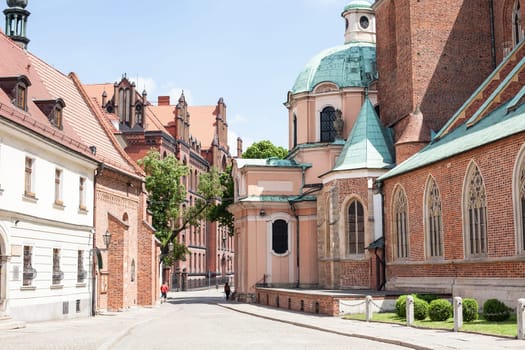 Poland Wroclaw historical parts of the city