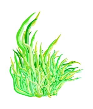 algae vector symbol icon design. Beautiful illustration isolated on white background.