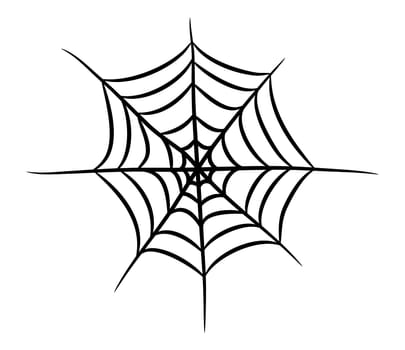 spider web vector symbol icon design. Beautiful illustration isolated on white background.