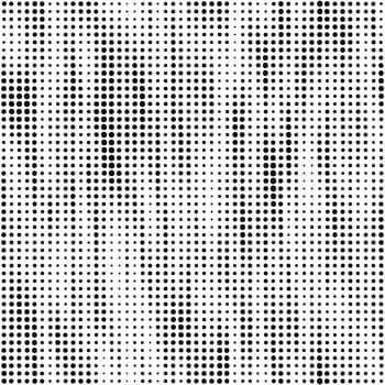 Modern seamless pattern with dots transition halftone in black and white