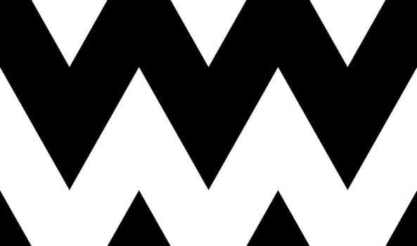 Vector Seamless Pattern. Abstract Geometric Black and White Doted Linear Triangle, Stylish Tiles with different ornament, Retro illustration. Simple background of perforated rhombus