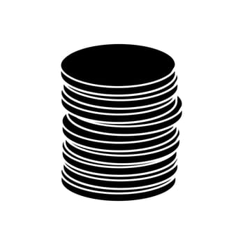 cartoon coin vector symbol icon design. Beautiful illustration isolated on white background.