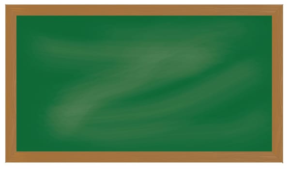 Green empty chalkboard background  illustration.