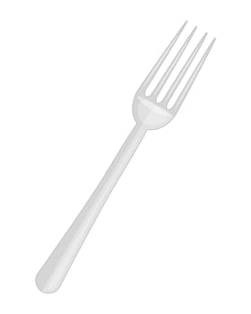 kitchen fork vector symbol icon design. Beautiful illustration isolated on white background.