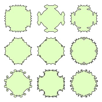 empty frame vector symbol icon design.