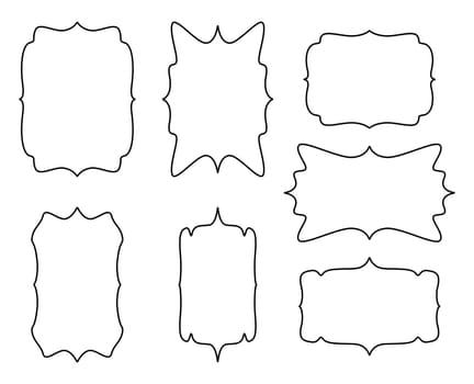 empty frame vector symbol icon design.