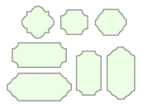 empty frame vector symbol icon design.