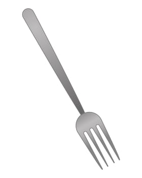 kitchen fork vector symbol icon design. Beautiful illustration isolated on white background.