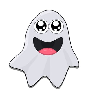 halloween ghost vector symbol icon design. Beautiful illustration isolated on white background.