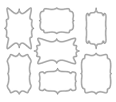 empty frame vector symbol icon design.