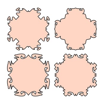 empty frame vector symbol icon design.